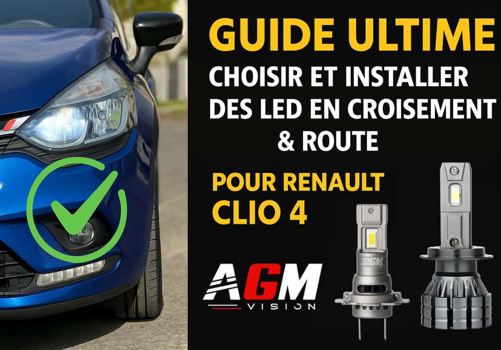 Comment installer les meilleures LED sur les feux de croisement et de route de votre Renault Clio 4