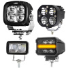 Phare additionnel LED carré pour moto