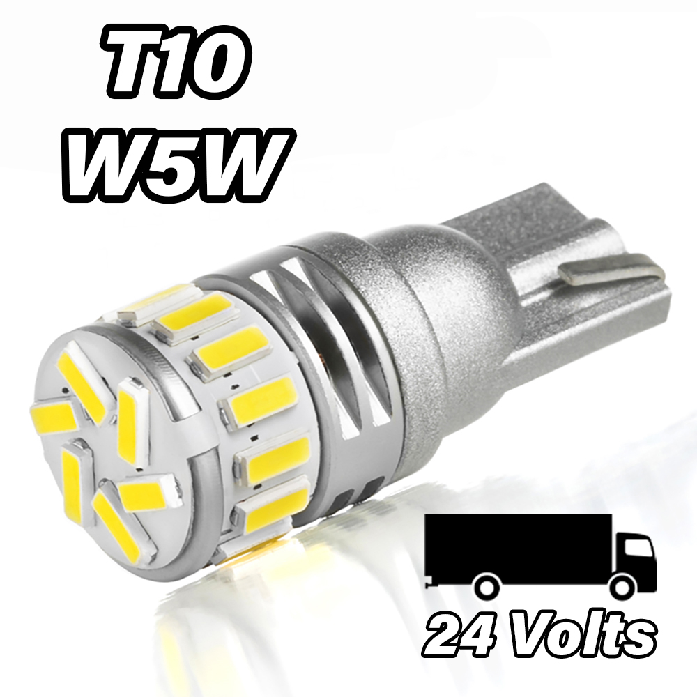 Ampoules LED T10 W5W Camion 24V - 32V CANBUS anti-erreur Poids lourds