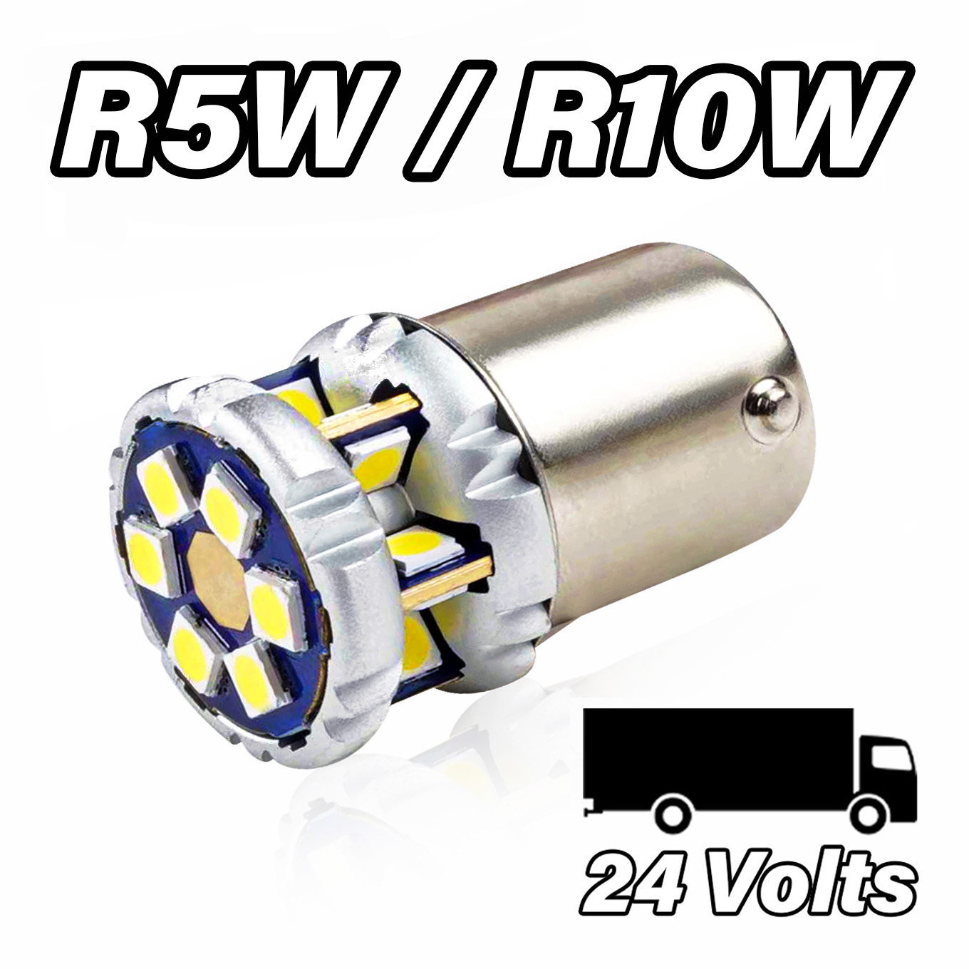 AMPOULE LED R5W-R10W MIRAGE (BLANC)