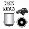 LED R5W-R10W BA15S, 3v, 6v, 12v - Vintage