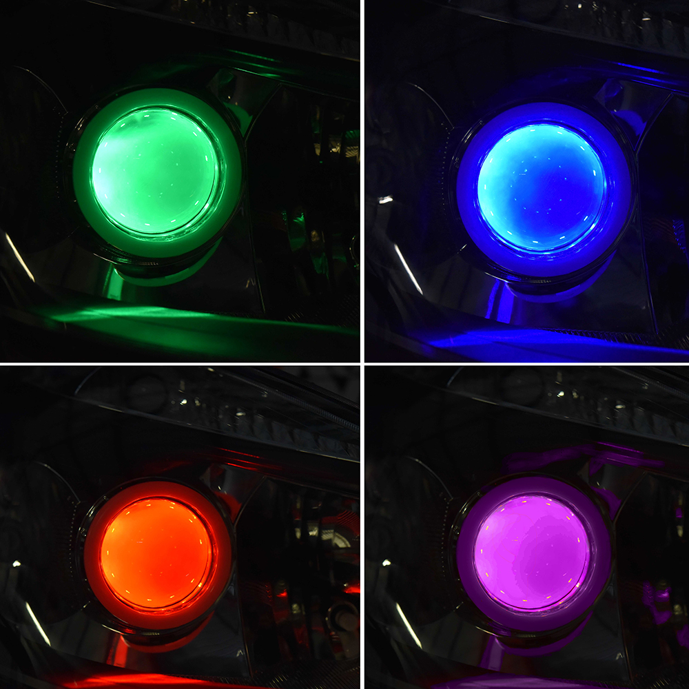 PACK LED RGB Antibrouillard Avant Volkswagen Golf 7(avec ampoule H8)