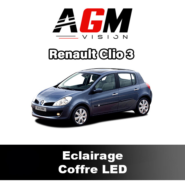 PACK LED Coffre Haute Puissance Renault Clio 3