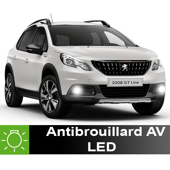 PACK LED Antibrouillard AV Peugeot 3008 - Année 2016 - 2020