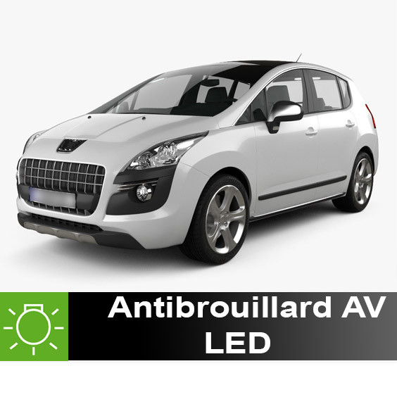 PACK LED Antibrouillard AV Peugeot 3008 - Année 2009 - 2016