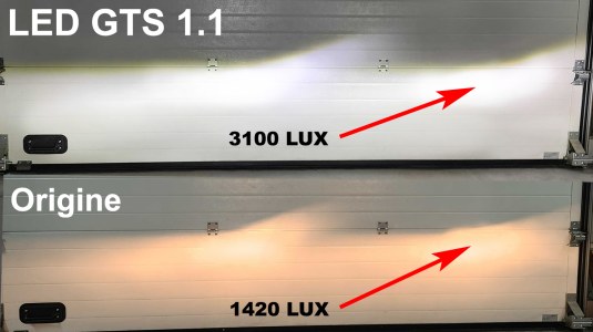 HB4 9006 LED GTS 1.1 EVO R70W : un spectre lumineux 100% conforme à l’origine