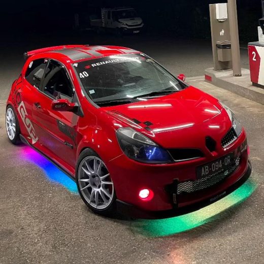 Kit néon LED RGB PREMIUM sous châssis - 5,40 m (sans extension)