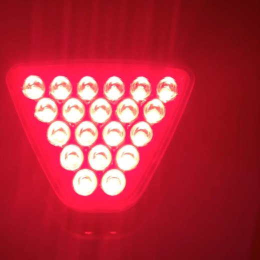 Feu Stop LED Strobe Puissant - Triangle Rouge