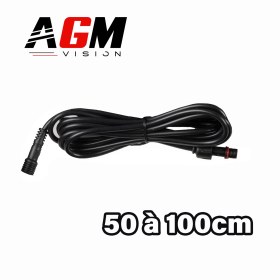 Image de Rallonge électrique 3 broches pour bande LED RGB sous châssis de voiture