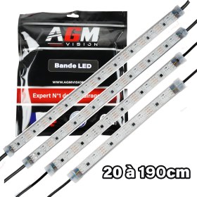 Immagine di Striscia LED a doppia fila per neon X-Trem sotto il telaio dell'auto