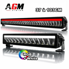 Image de Barre LED Radium RS avec veilleuse RGB – 37 à 103 cm