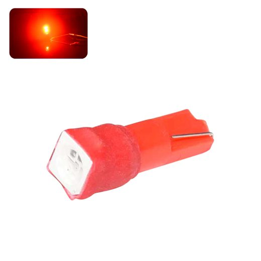 Ampoule LED T5-W1,2W EASY CONNECT (Rouge)