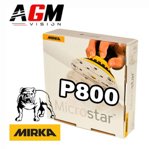 Pack 50 Schleifscheiben MICROSTAR Ø 77 MM P800