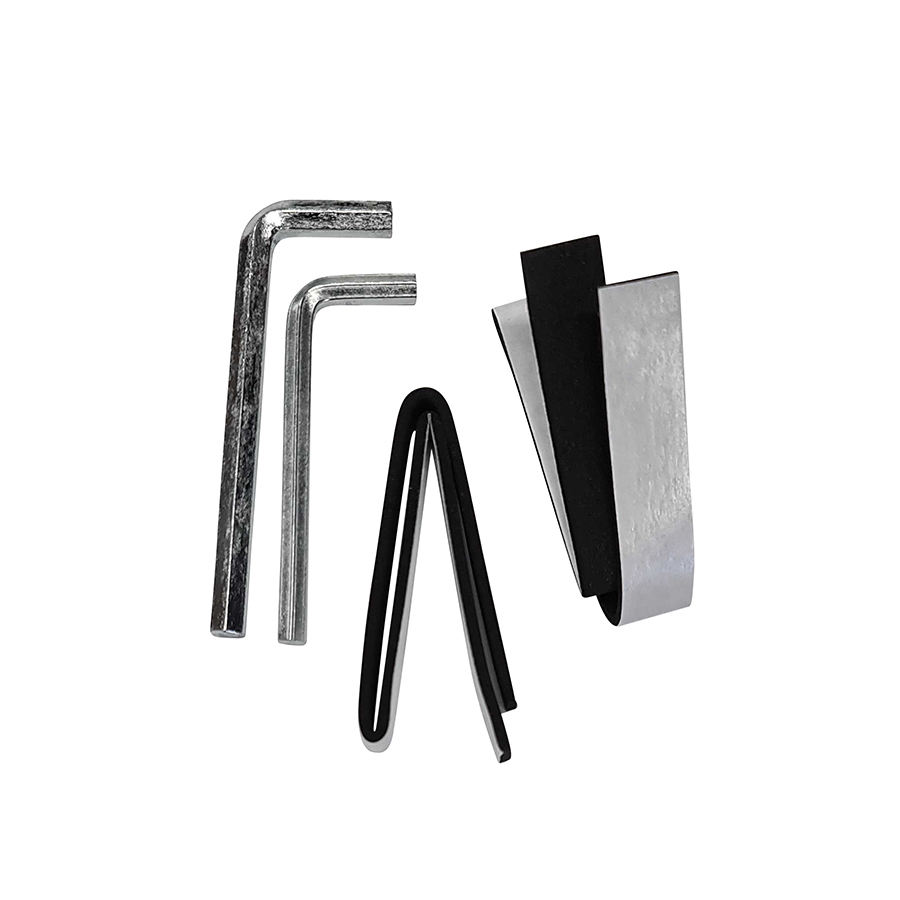 PACK 2 SUPPORTS XL POUR BARRE LED - TUBE DE 20 À 25MM