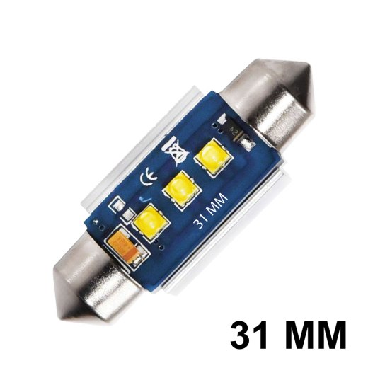 LEDシャトル C10W 31mm ELITE（ホワイト）