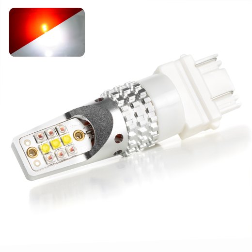 LED Bulb P27/7W-3157 SUPRA (Red/White)