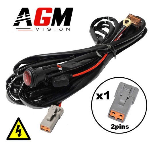 Faisceau Barre LED Deutsch 2 Pins Haute Puissance