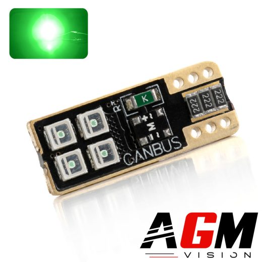 Ampoule LED T10-W5W ROYAL SIDE (Vert)