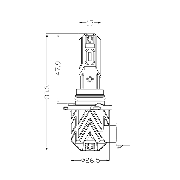 Kit Ampoules LED HB4 9006 SMART