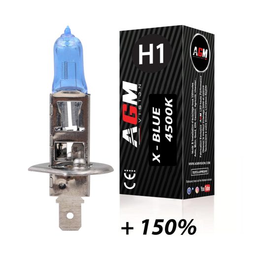 1 ampoule halogène H1 55W X-BLUE 4500K