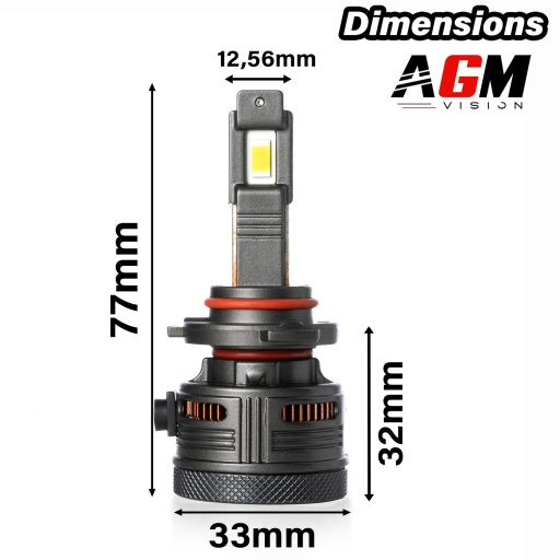 Kit Ampoules LED HB3 9005 MILLENIUM 3 - ULTRA CAN-BUS, 144 Watts