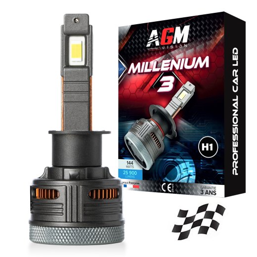 Ampoule LED H1 MILLENIUM 3 - ULTRA CAN-BUS, 72 Watts