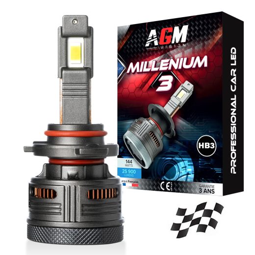 Ampoule LED HB3 9005 MILLENIUM 3 - ULTRA CAN-BUS, 72 Watts