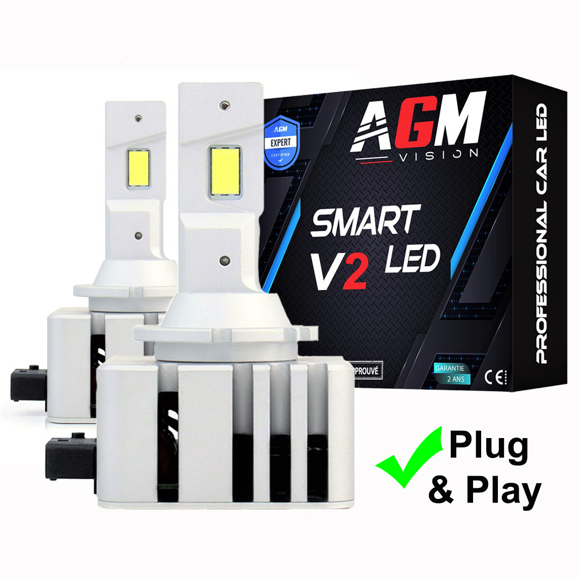 Kit Ampoules LED D1S/D1R SMART V2