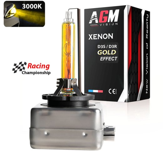 Lampadina Xenon D3S GOLD EFFECT 3000K