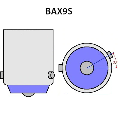 Ampoule LED H6W-BAX9S ANGEL Can-Bus (Blanc)