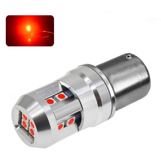 Ampoule LED P21W-BA15S SMART (Rouge)