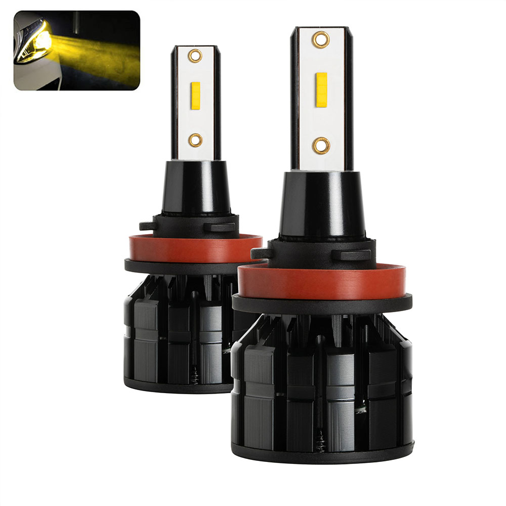 Kit Ampoules LED H11 VINTAGE JAUNE 3000K