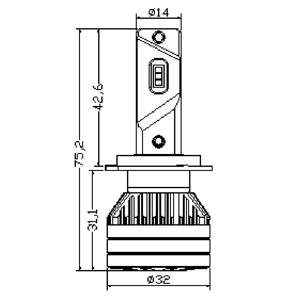 Kit Ampoules LED D4S/D4R Avant Ballast Titanium