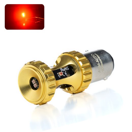 Lâmpada LED P21W-BA15S ROYAL (Vermelha)