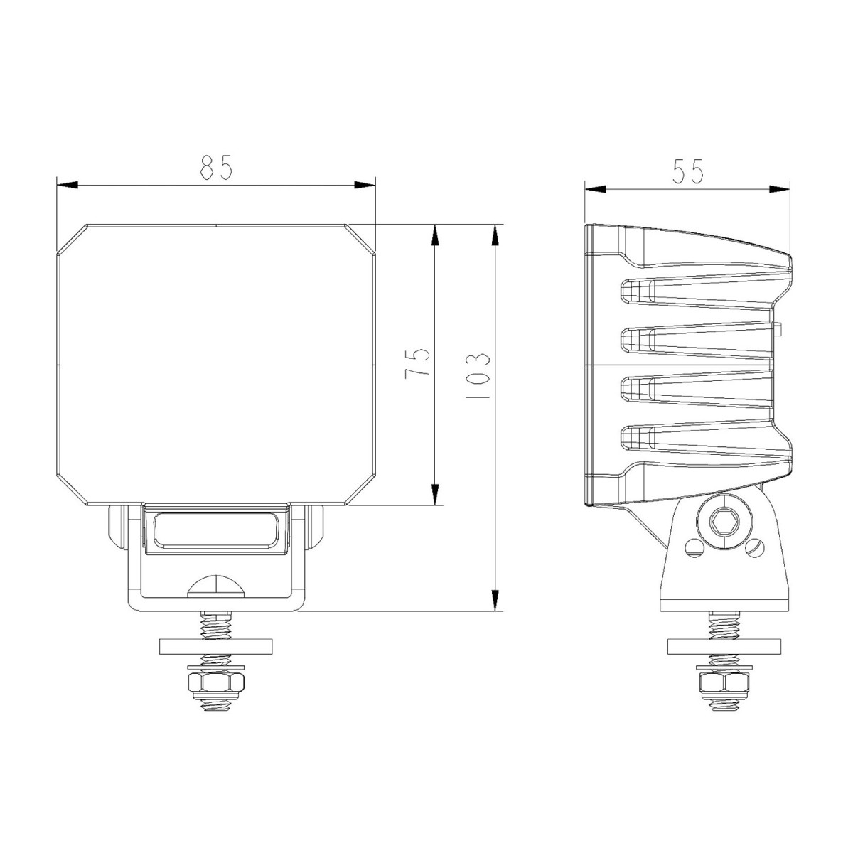 PHARE LED EDGELESS ULTIMA 40W
