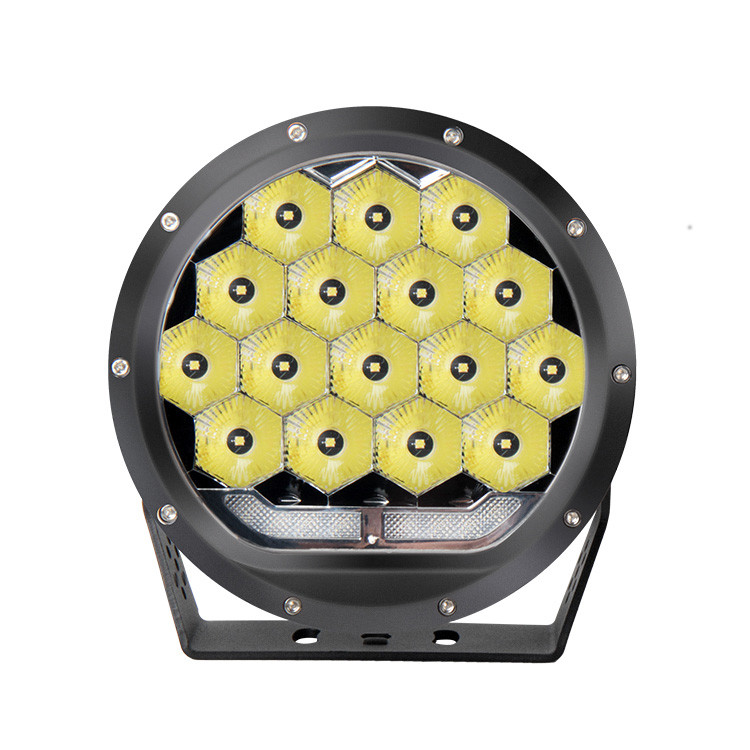 PHARE ADDITIONNEL LED ROND MAX-POWER 120W - Eclairage Combinaison + Longue Portée -Ø 18CM