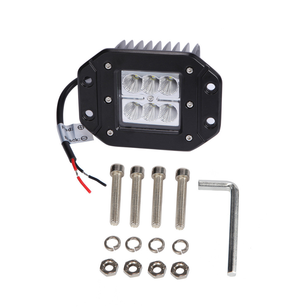 PHARE DE TRAVAIL LED SUPER-FLOOD INTEGRE -18W