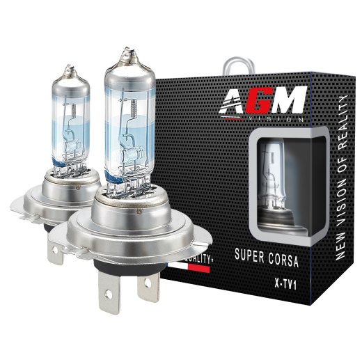 2 Lâmpadas halógenas H7 55W SUPER CORSA X-TV1