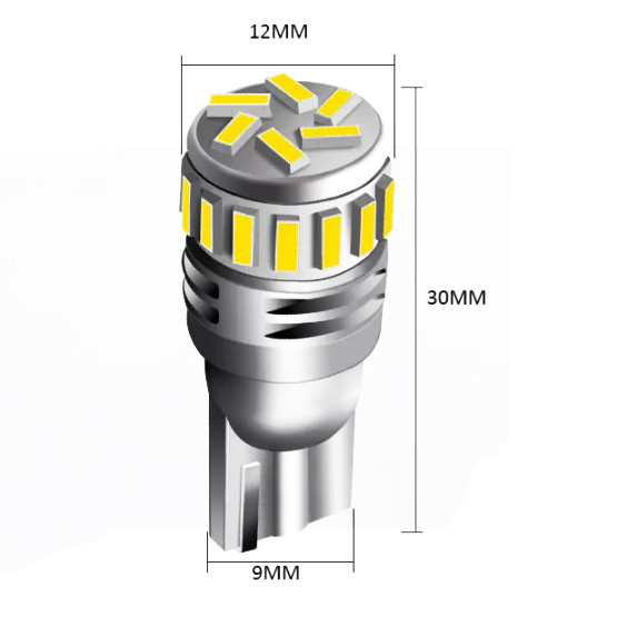 Ampoule LED T10-W5W 360° (Blanc)