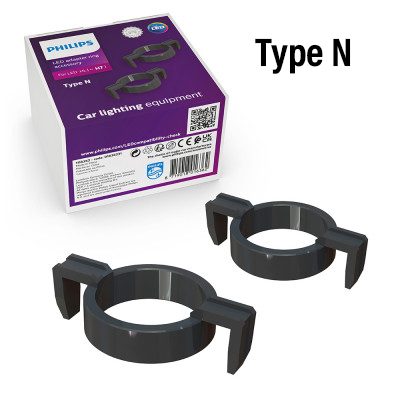 2x Anelli di Connessione TIPO N LED H7 - Lampadine LED H7 PRO6001 Philips