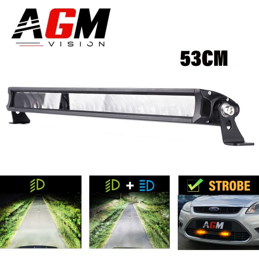 Barre LED VXT Code/Phare + Flash 53 cm