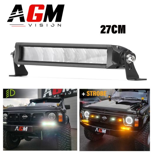 BARRE LED VXT 27CM Feu de croisement + Flash