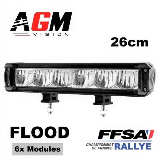 BARRE LED SLIM RACER FLOOD 26CM