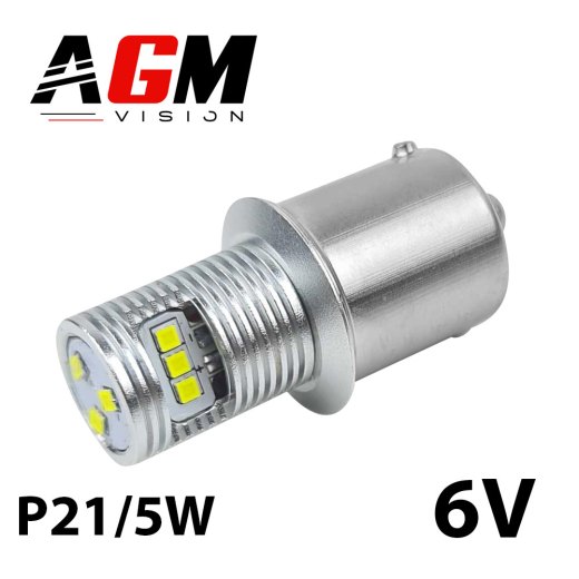 ウルトラLED電球 P21/5W-BAY15D 6V（白）