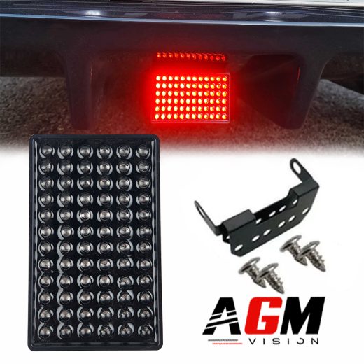 Feu Stop Strobe Compétition Noir Fumé Multi-Puce LED Puissant