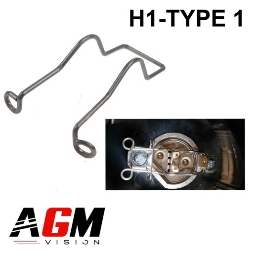 Veerstaaf houder lamp H1 TYPE 1