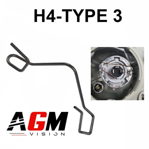 Molla di fissaggio lampadina H4 TIPO 3