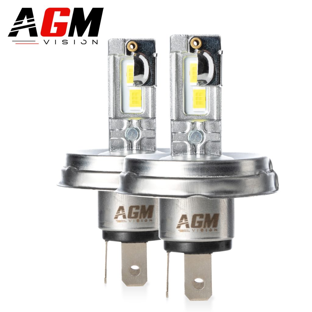 Kit Ampoules LED R2 P45T CODE EUROPEEN LP1 6500K Voiture
