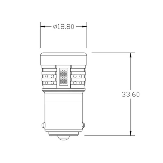 Ampoule LED R10W ULTRA RECUL (Blanc)
