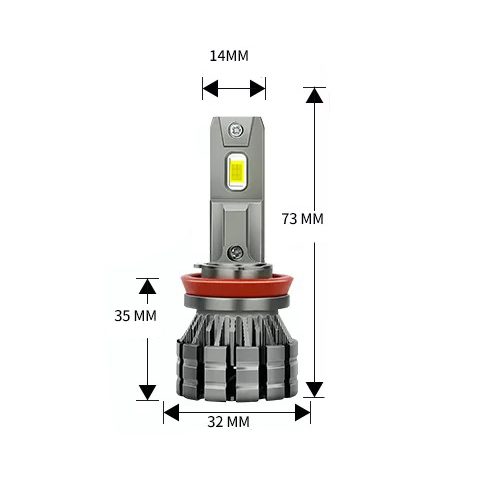 Kit Ampoules LED H11 VENTIRAD PRO